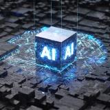 Chip de inteligencia artificial sobre placa de circuitos